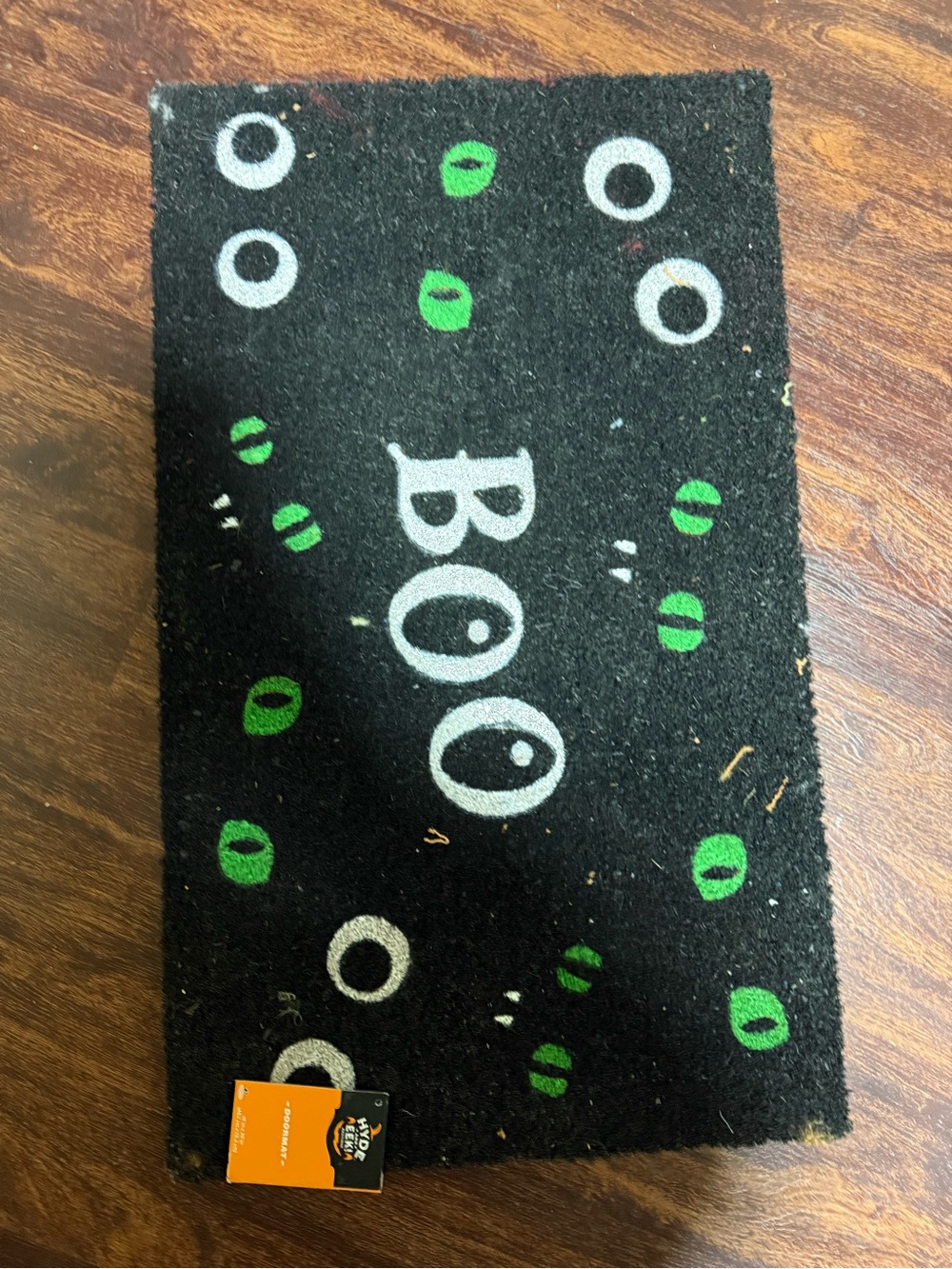Kids Black 'Boo' Halloween Leggings - Unbranded